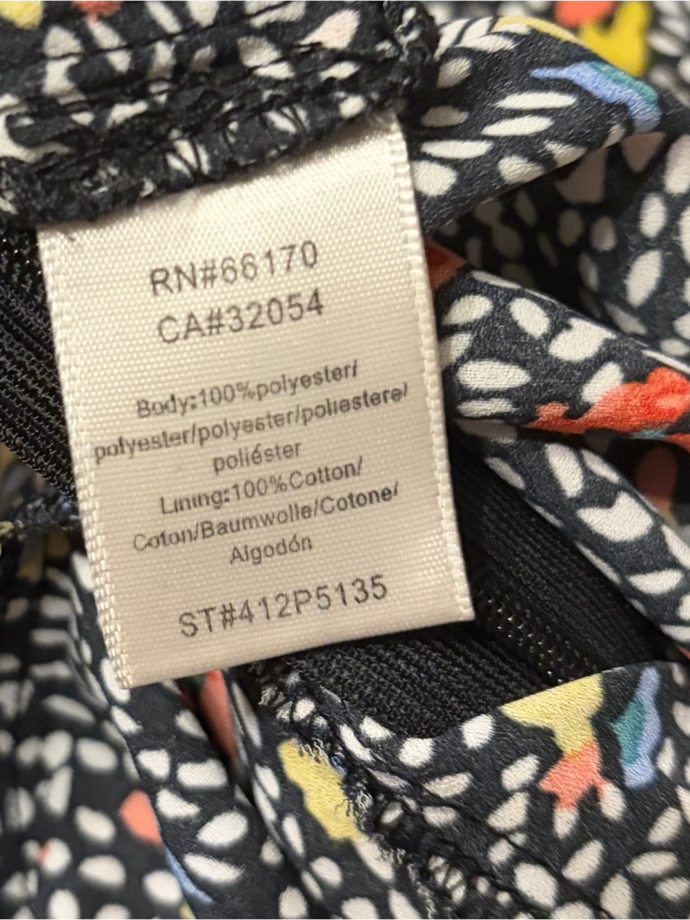 Elevenses Anthropologie Peonia Flora Speckled Pocketed Jumpsuit XS Like New - Picture 5 of 5
